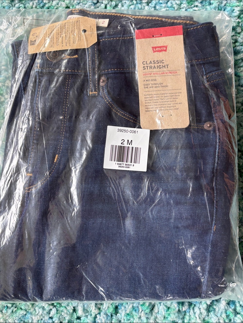 Levi's Classic Straight women’s Jeans - Indigo Blue